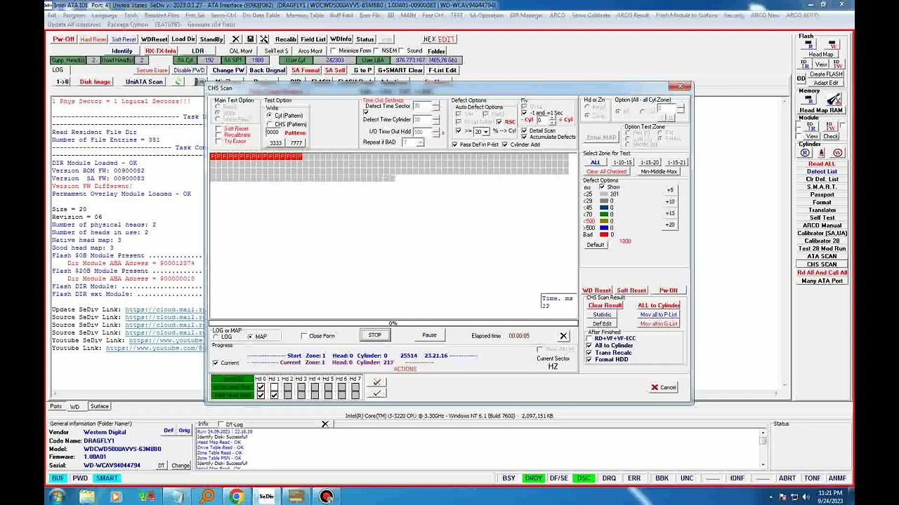 sediv wd hdd read error repair with adaption