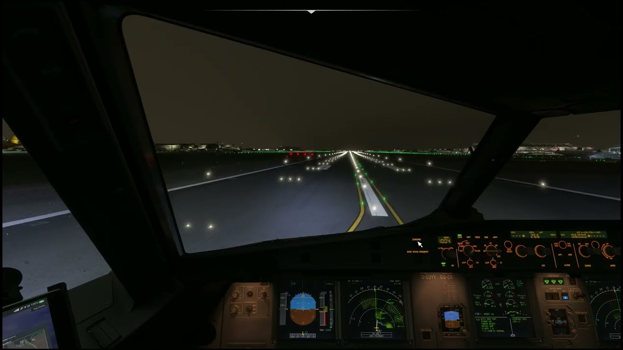 Busy departure from Heathrow - MSFS2024