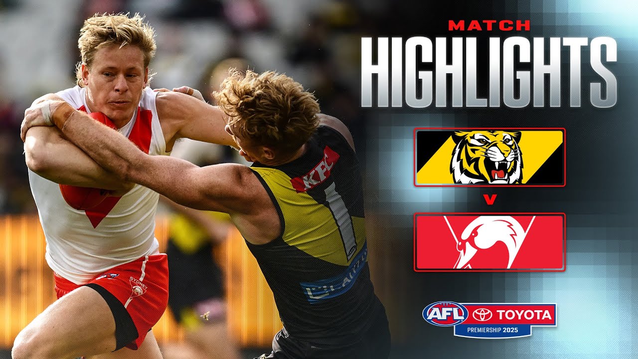 Richmond v Sydney Swans Highlights | Round 13, 2025 | AFL