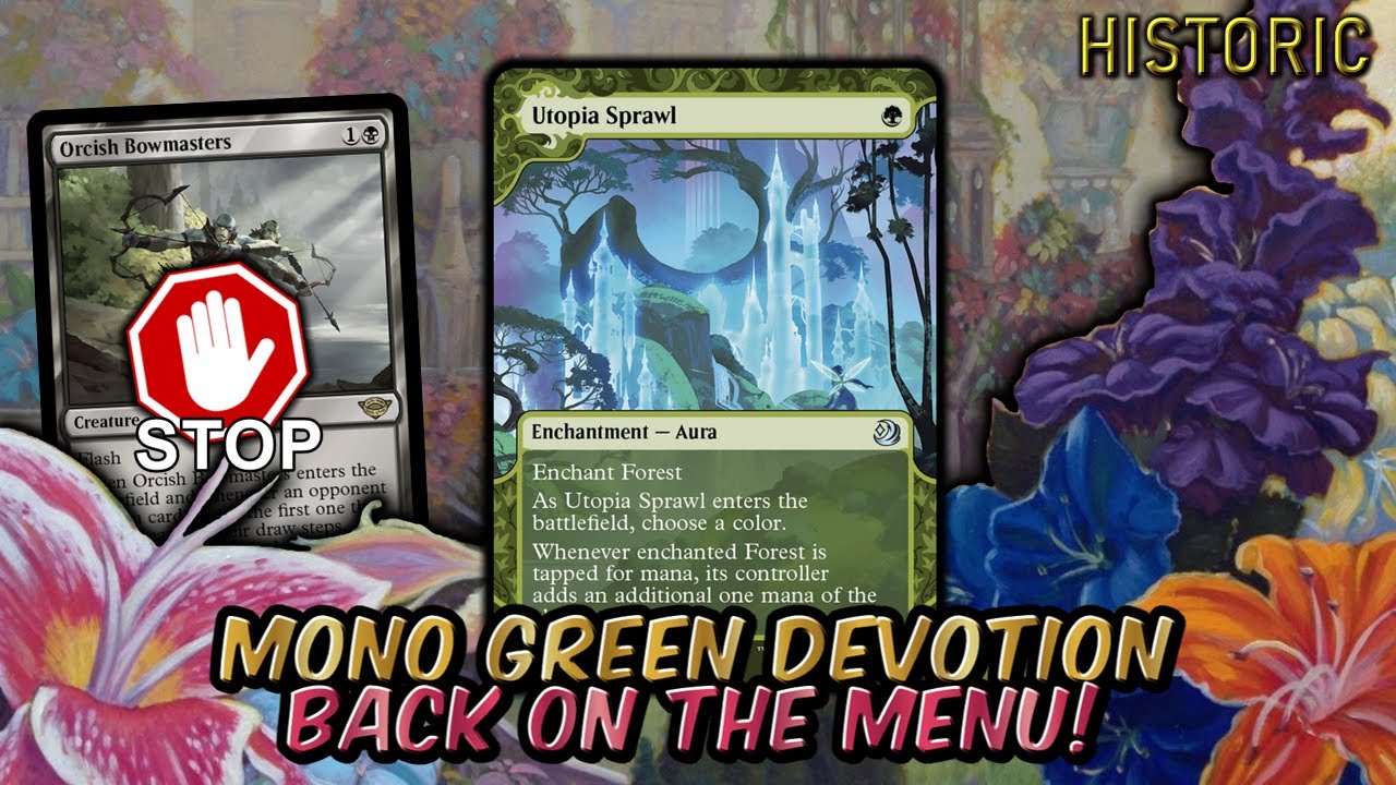 Back To Being Busted! Mono Green Devotion IS BACK ON THE MENU! | Historic BO3 Ranked | MTG Arena