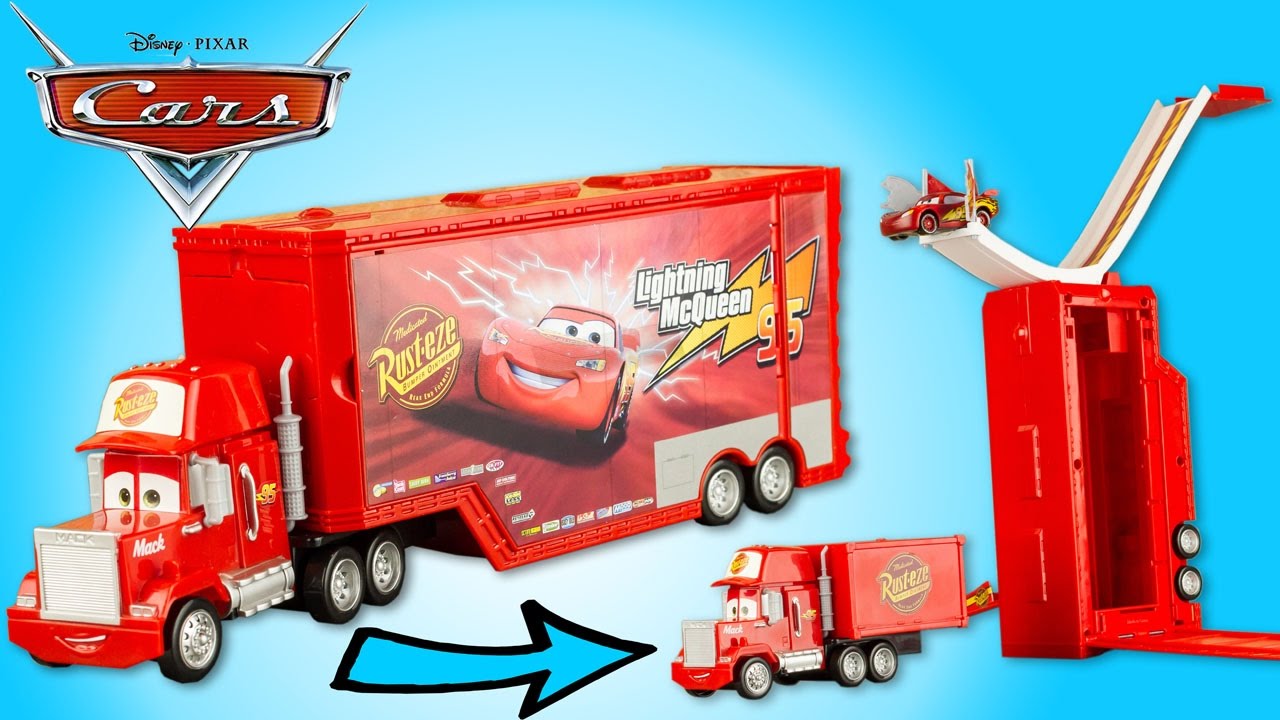 Camion Mack Transformable Disney Cars Cascades Flash McQueen Jouet Lightning Relampago Toy Review