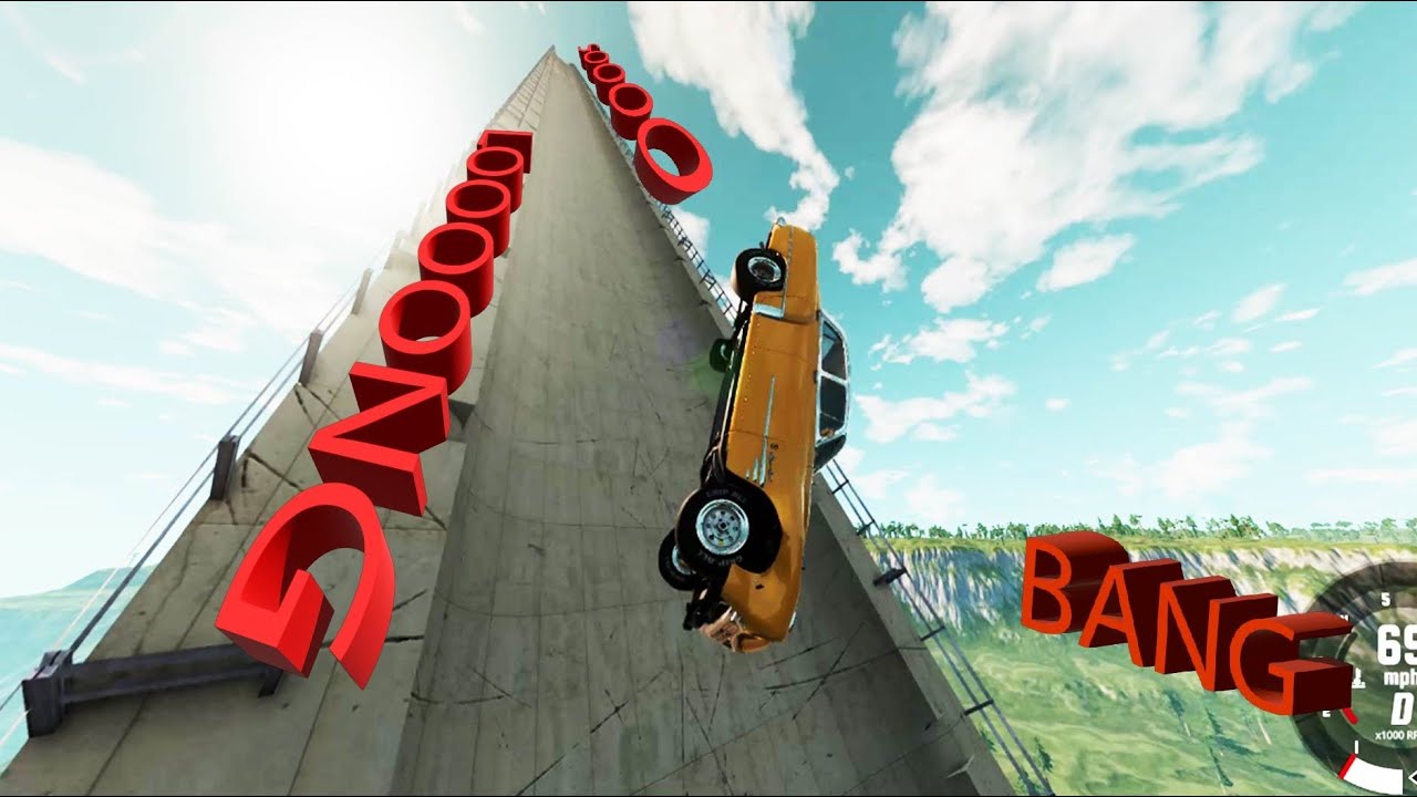 OLD Cars VS Long Ramp Compilation - 2 || BeamNG Drive #NAT Gaming