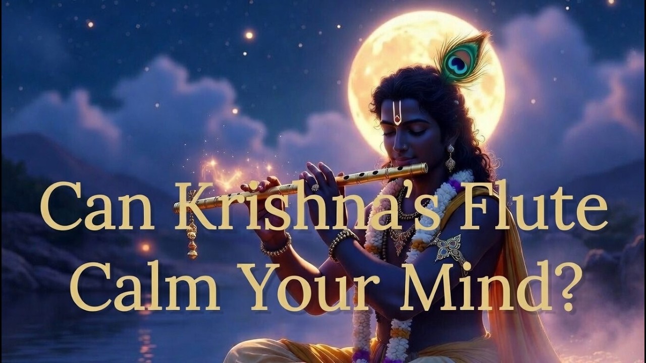 Play This Before Sleep – Divine Krishna Flute Music 🌙