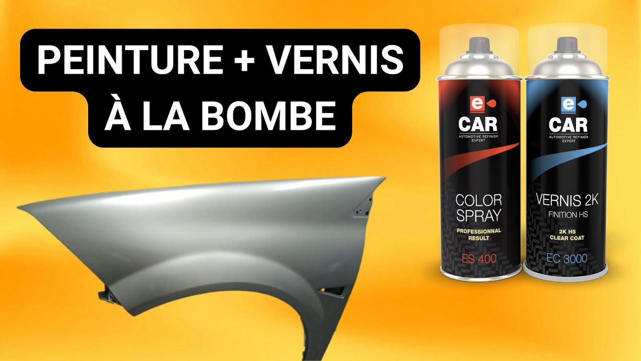 Peinture ECAR à la bombe et vernis 2K EC3000