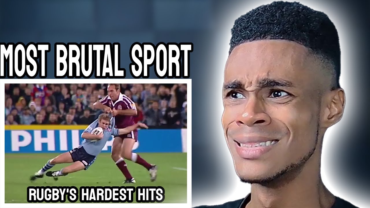 The Most BRUTAL Sport In The World | Rugby's Hardest Hits | REACTION