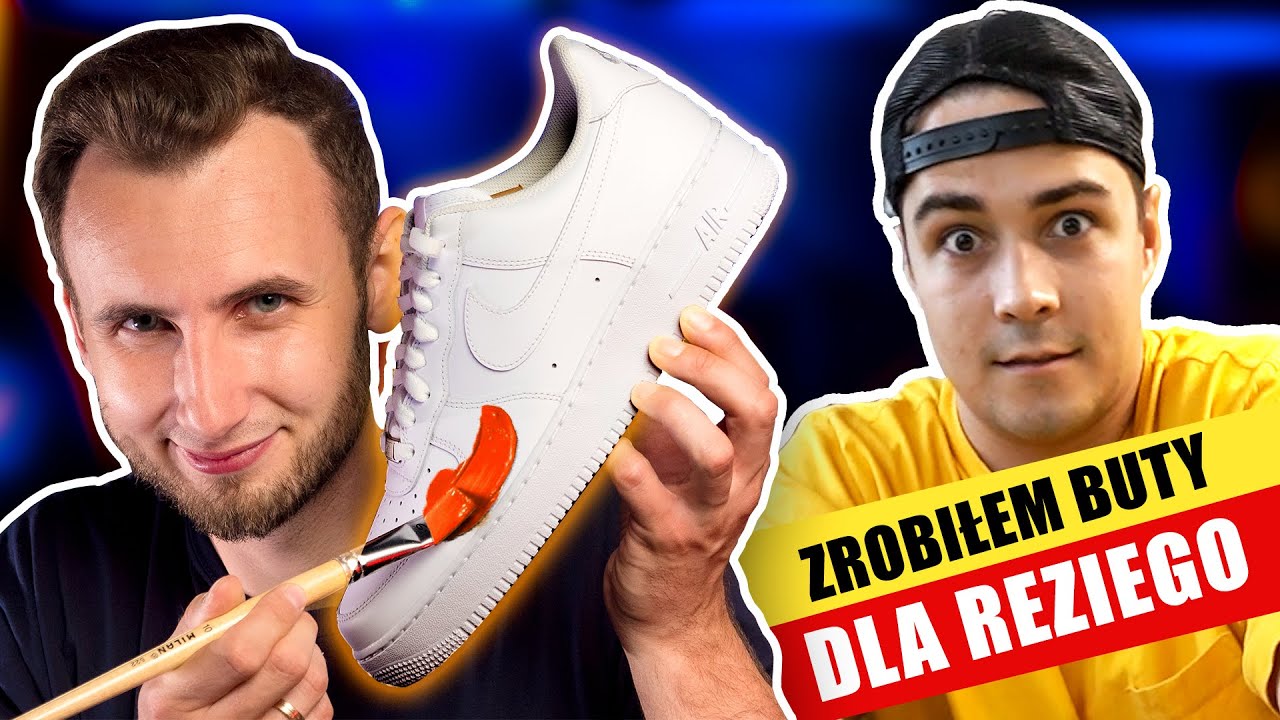 Custom Nike Air Force 1 dla Reziego *JEGO REAKCJA*