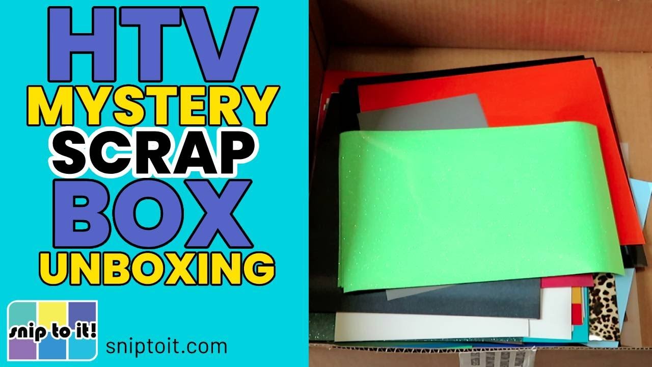 HTV Mystery Scrap Box Unboxing Video: Is the Heat Transfer Warehouse scrap box worth it?