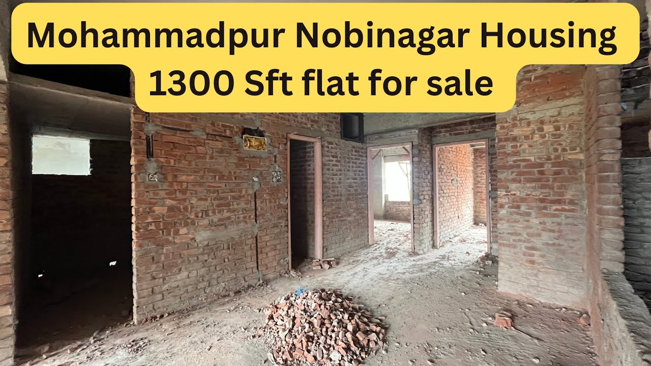 Mohammadpur nobinagar housing flat for sale
