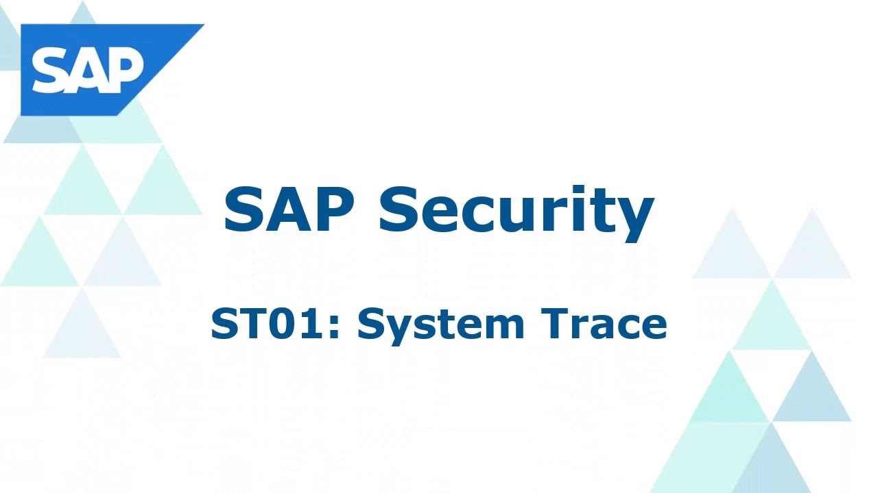 How to do system trace using ST01 | SAP Security Authorization trace | Troubleshooting