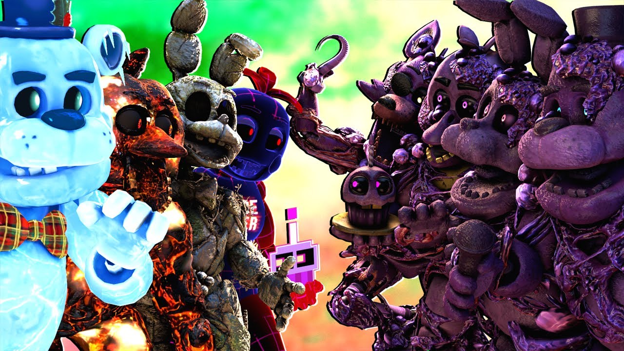 [SFM FNaF] Toxic vs FNAF AR