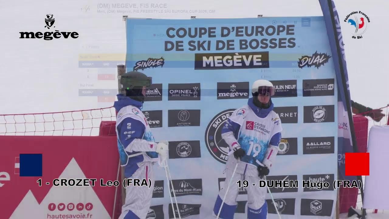 LIVE | Megeve (FRA) Europa Cup Moguls Duals 25 January