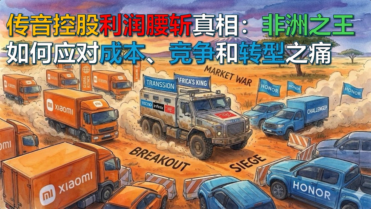 傳音控股利潤腰斬的真相：非洲之王如何應對成本、競爭與轉型的陣痛 #存儲顆粒漲價原因 #打傳戰略組 #出海2.0時代 #走出非洲 #衝擊高端 #發力AI ｜20260205