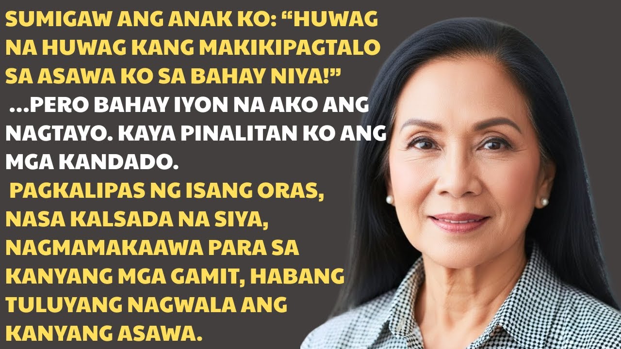 Huwag kang makipagtalo sa asawa ko sa bahay niya!” sigaw ng aking anak—kahit na akin ang bahay
