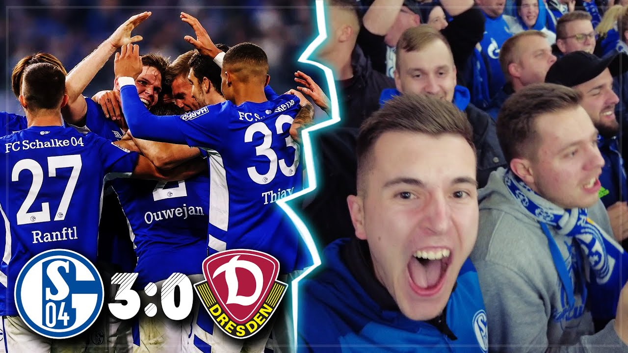 SCHALKE vs DRESDEN 3:0 Stadion Vlog 🔥 Eskalation in der Nordkurve! Nächster Sieg!