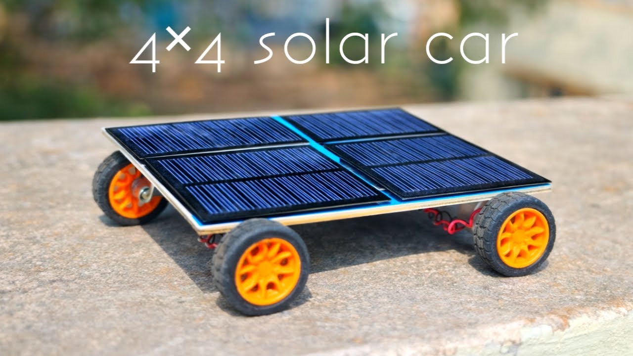 How to Make a Simple Solar Car DIY| No Battery Needed