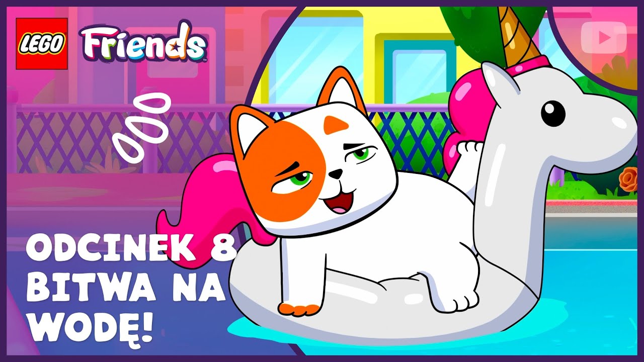 Upał? Ochłoda ze zwierzakami #Splash! 🐶🐱💦 | S1 O8 | CAŁY ODCINEK | LEGO Friends: Zwierzaki