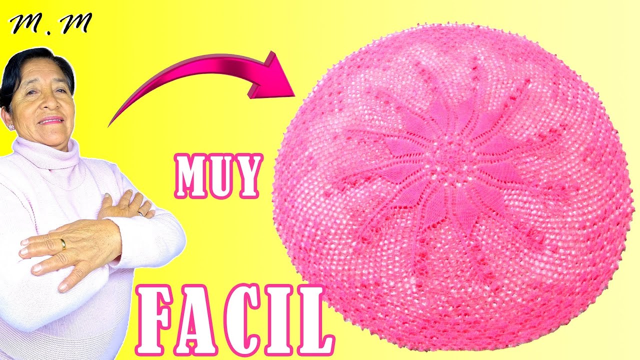 Tutorial De Tapete de 12 Espigas tejido a Crochet 2025 (Parte 01) | Manualidades Martina