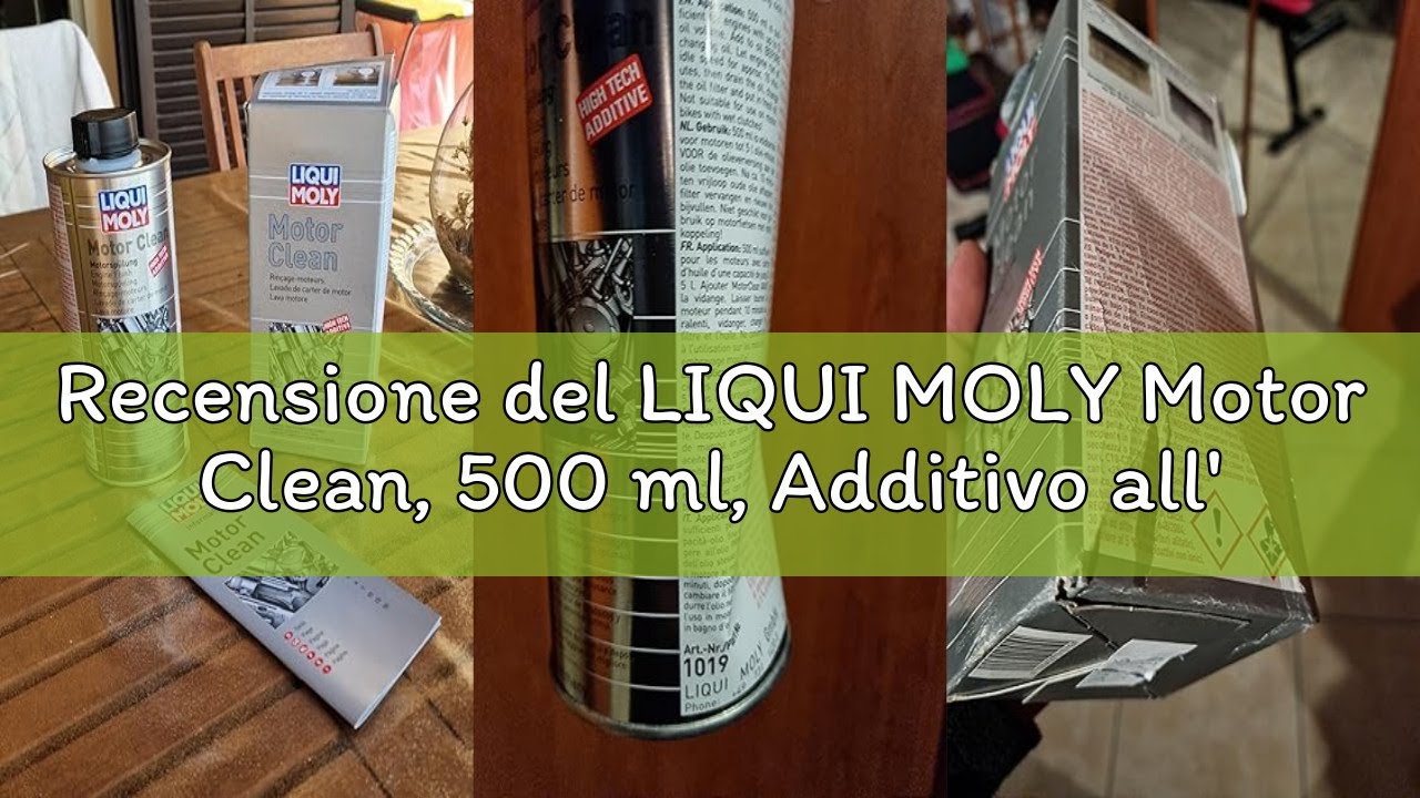 Recensione del LIQUI MOLY Motor Clean, 500 ml, Additivo all'olio, SKU: 1019