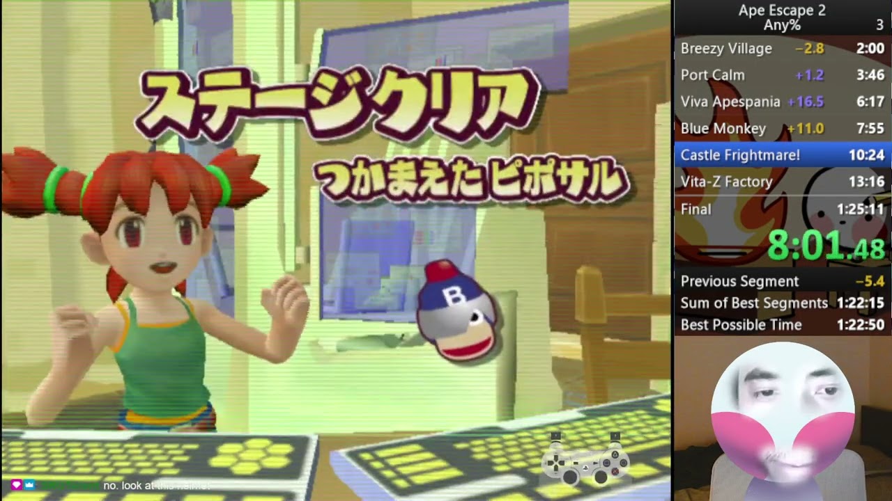 Ape Escape 2 Any% 1:21:58