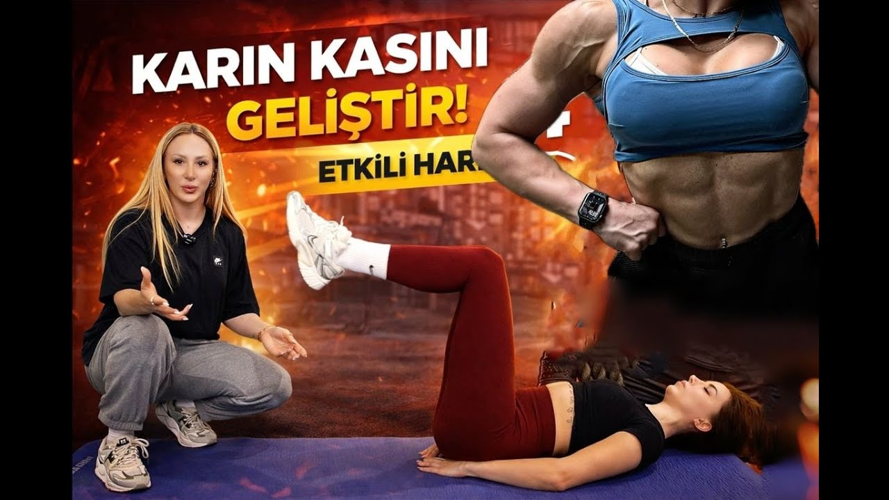 4 HAREKET İLE KARIN KASI !