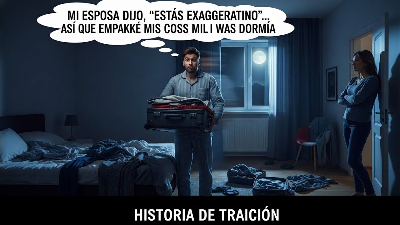 Mi Esposa Dijo: ‘Estás Exagerando’… Así Que Empaqué Mis Cosas Mientras Dormía 