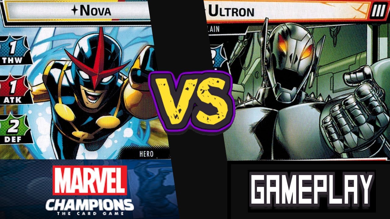 NOVA vs ULTRON (Expert) Marvel Champions Playthrough