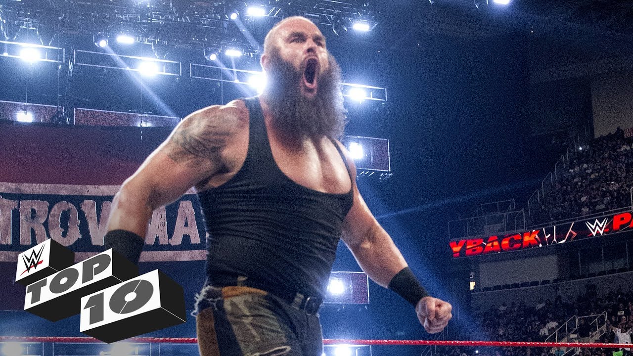 Демонстрация чудовищной силы Брона Строумана &mdash; Топ-10 WWE