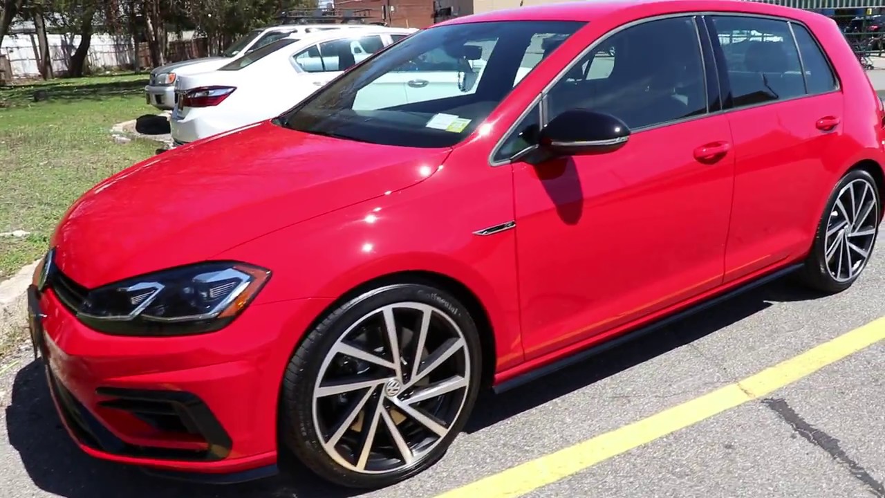 2018 MK7.5 FERRARI RED GOLF R Quick Walkaround