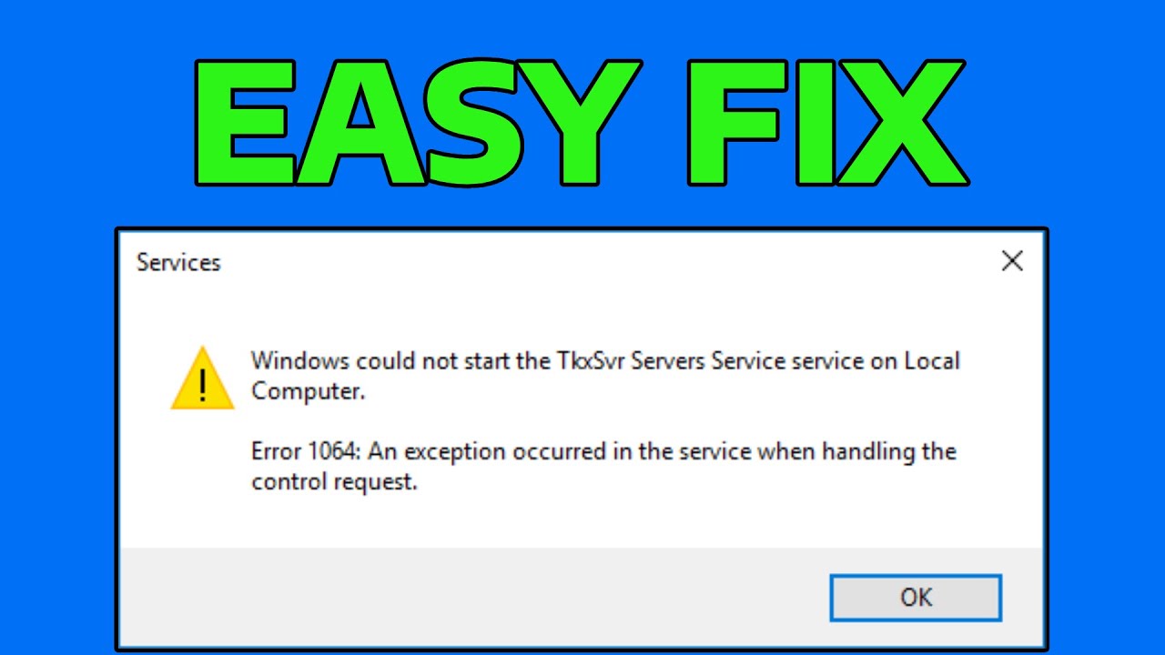 How To Fix Windows Could Not Start The Server Service on Local Computer