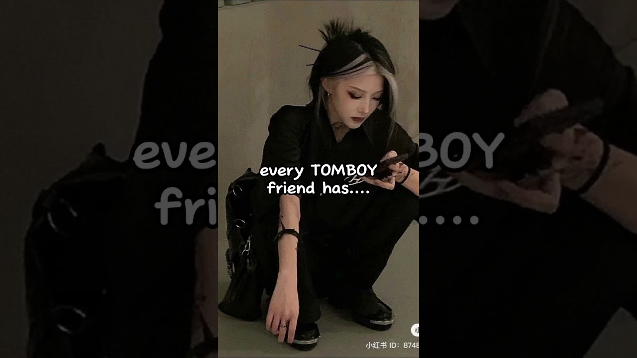 every TOMBOY bestie has a...🖤⛓️✨| #shorts #aesthetic #tomboy #girl #softgirl #cute #trending #viral