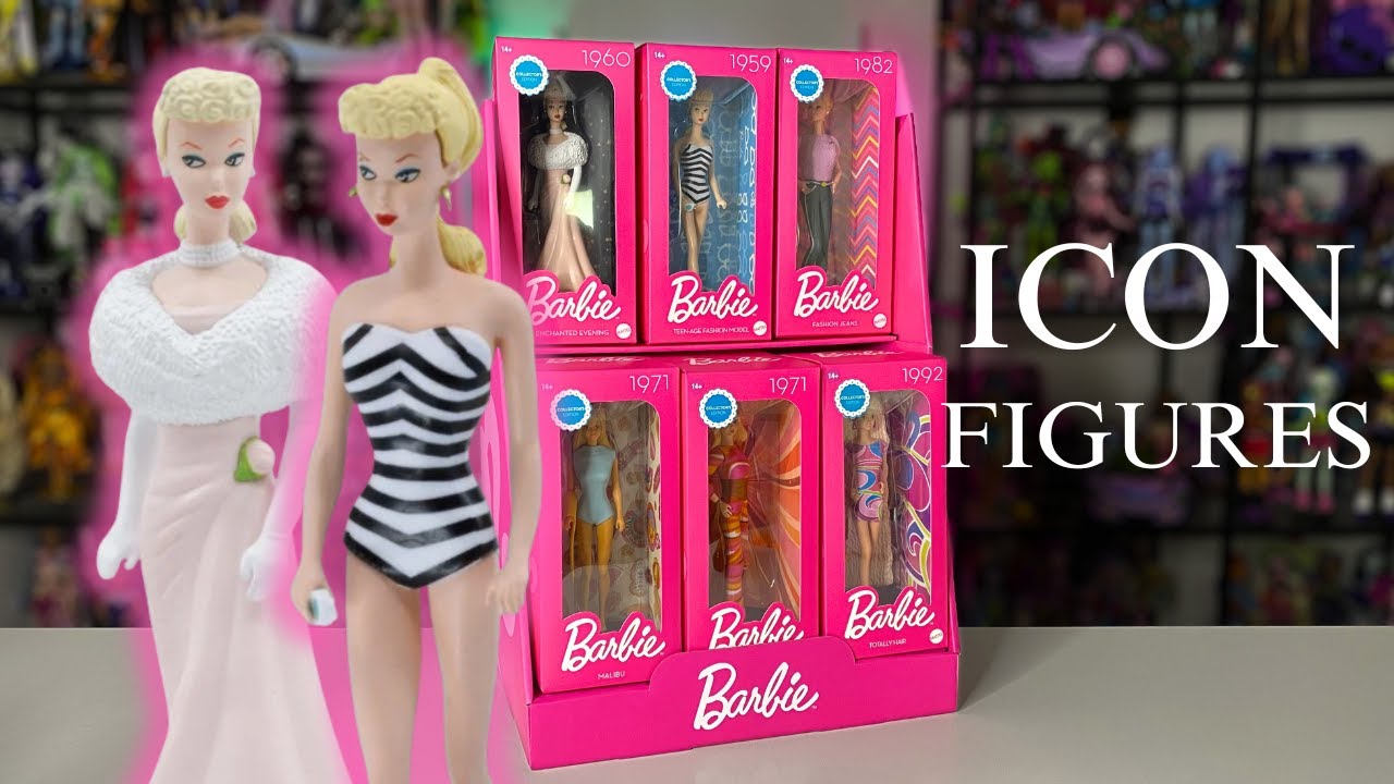 Barbie Icons Figures Through the Decades! Luppa x Mattel Unboxing & Review 