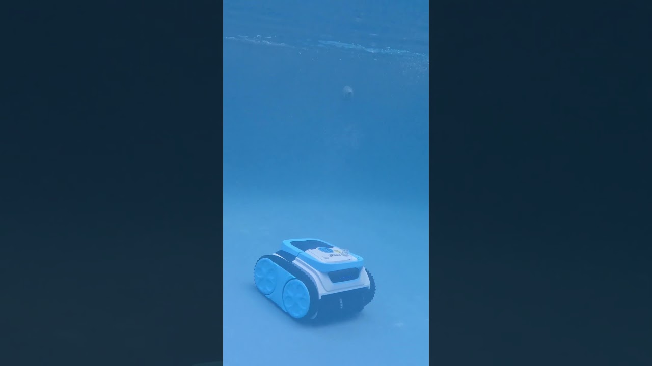 😎Worry-Free Battery Powered Pool Cleaner 💦
