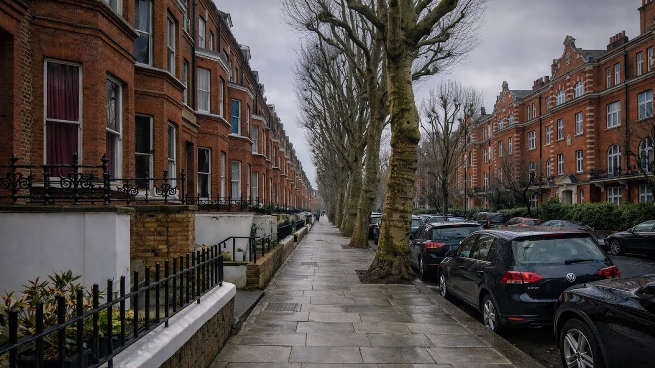 ✨ Morning Walk in Gloomy LONDON [4K] | Maida Vale • Paddington 
