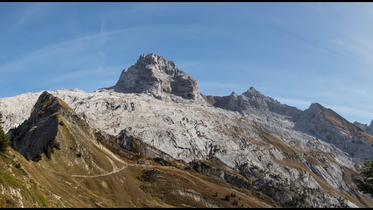 La Pointe Percée ( 2750m ) . Voie Normale par le Col des Annes . Bornes Aravis .