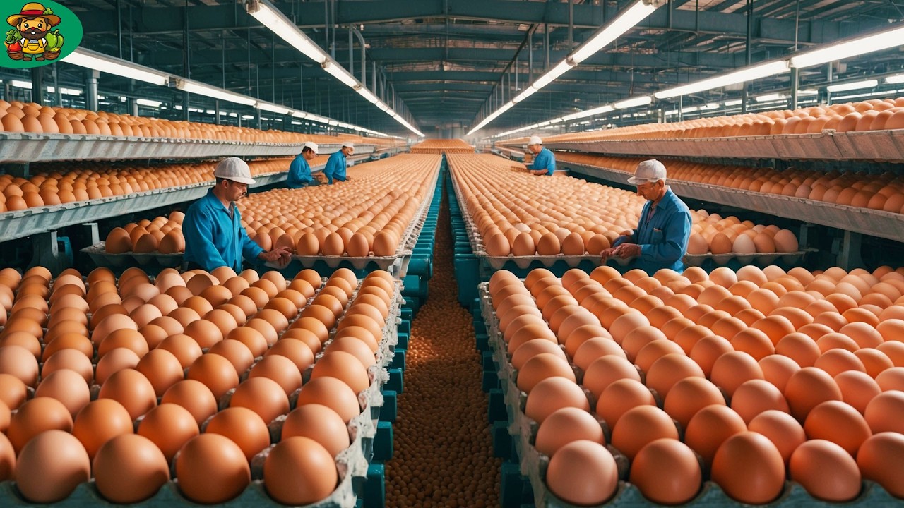 Eggs Mega Factory: How Millions of Eggs Are Made in American Poultry Farms