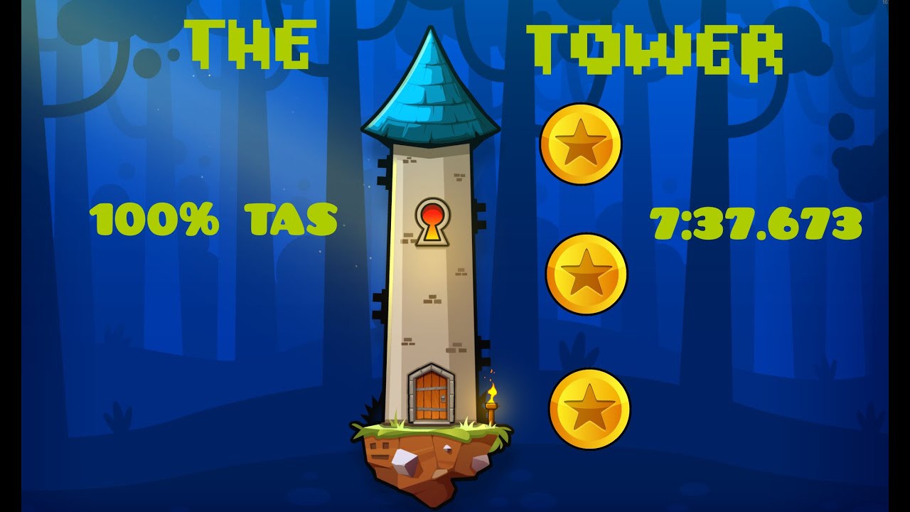 The Tower 100% (All Coins) in 7:37.673 [IMPROVED TAS]  | Geometry Dash 2.204
