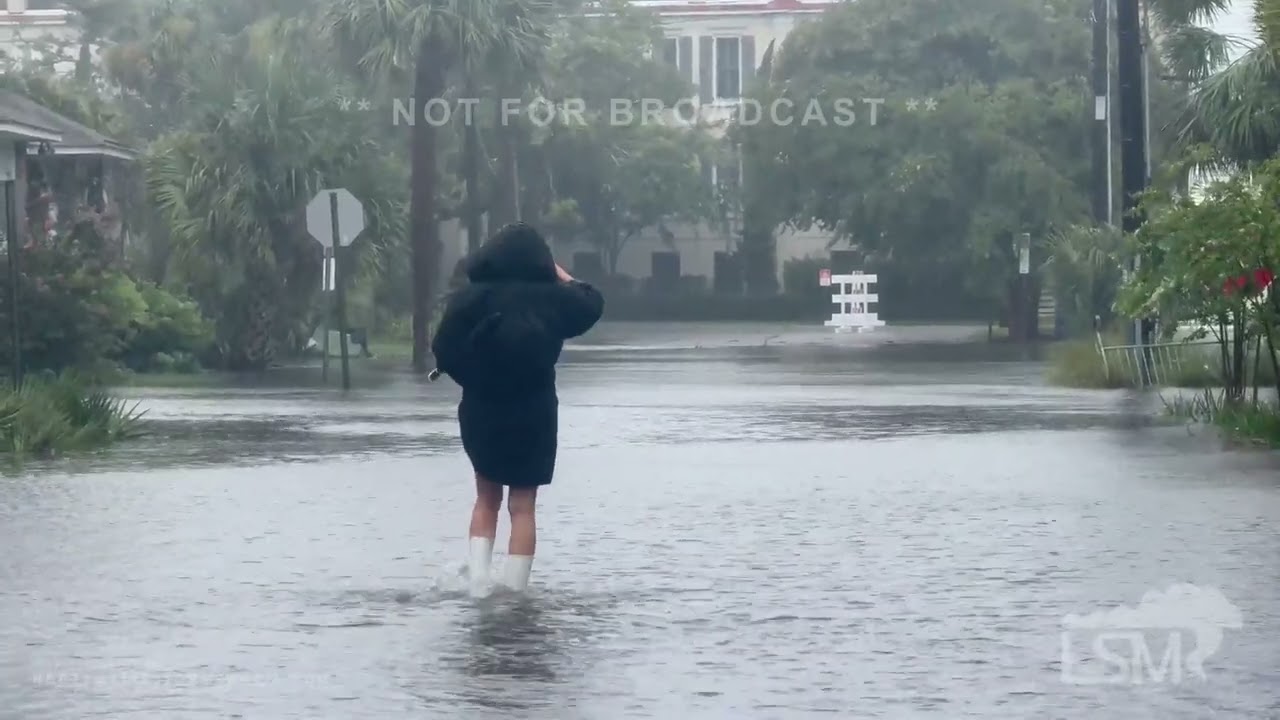 08-06-2024 Charleston, SC - Downtown flooding