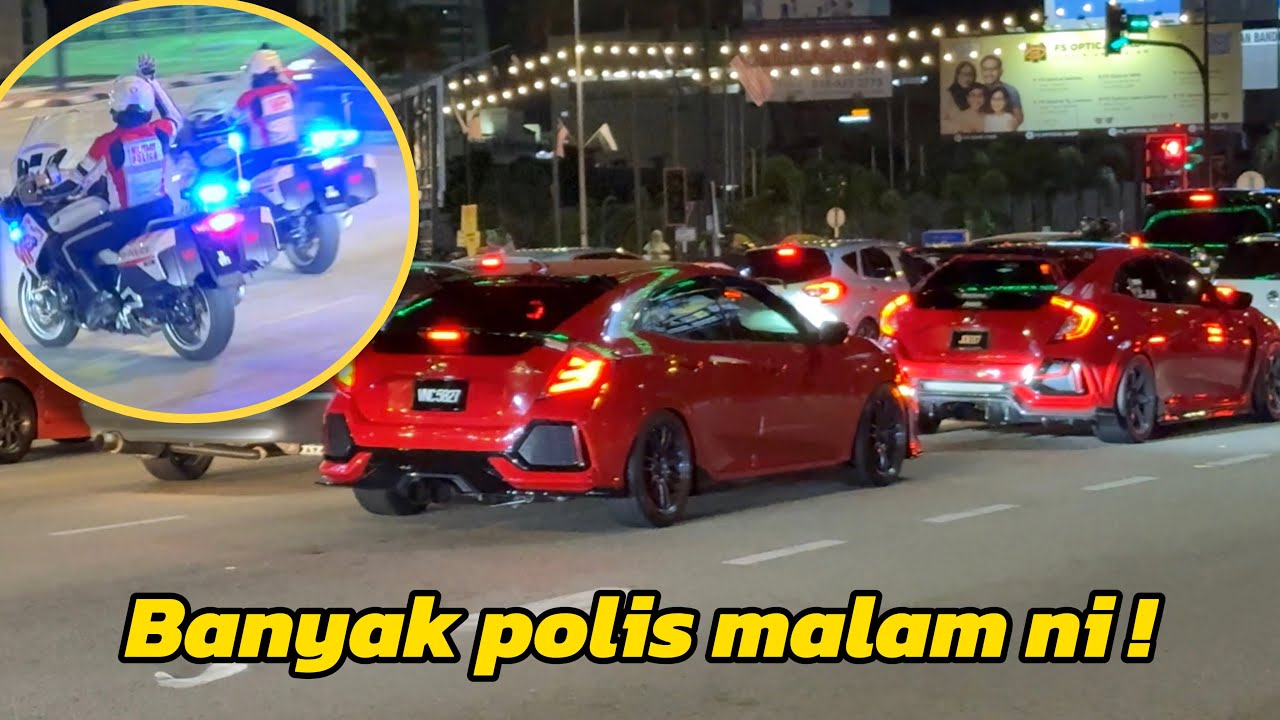 TIBA2 BANYAK POLIS BLOCK JALAN - MALAM MINGGU KUANTAN