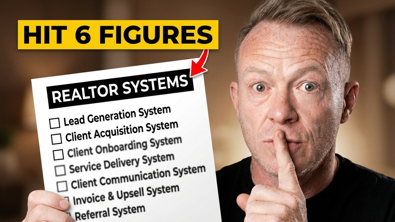5 систем, необходимых каждому риелтору для достижения шестизначного дохода (масштабирование без в...