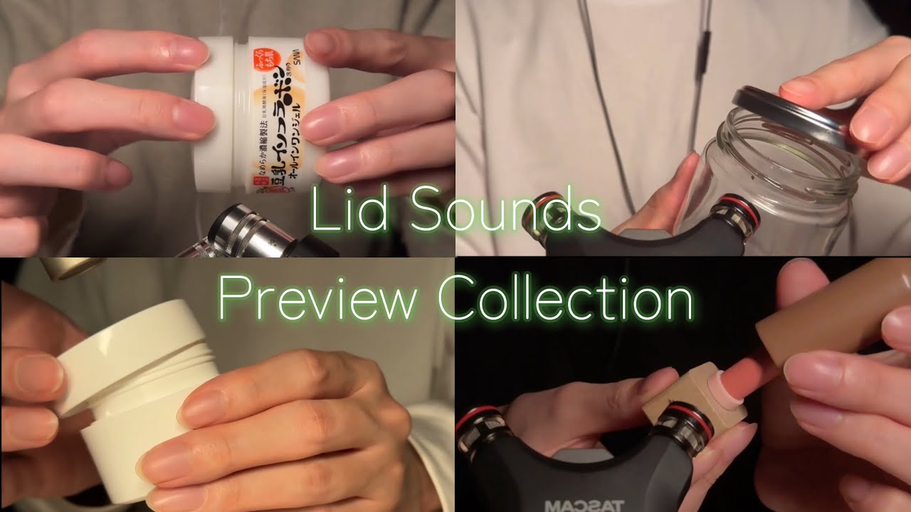 ASMR For People Who Get Bored Easily😒 | Lid Sounds Preview Collection (No Talking)