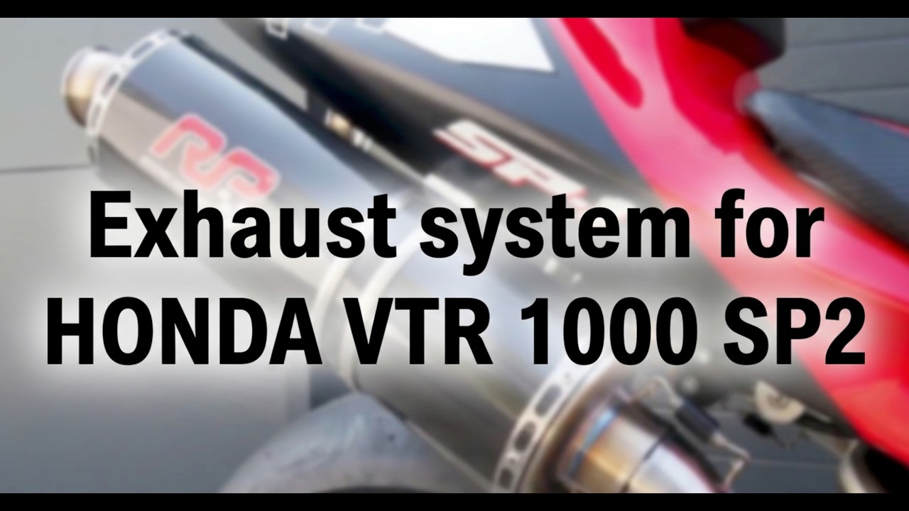 Exhaust system for HONDA VTR 1000 SP2
