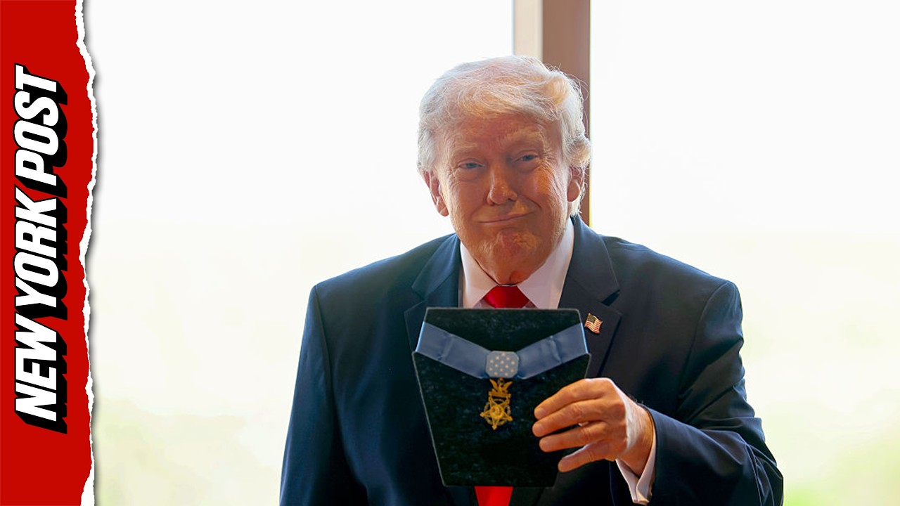 Trump Jokes He's Not 'Happy' With Sons After They Can't Name a Medal-Worthy Achievement