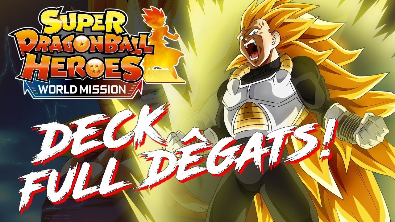 DECK 100% DÉGÂTS SUPER DRAGON BALL HEROES WORLD MISSION | GUIDE FR