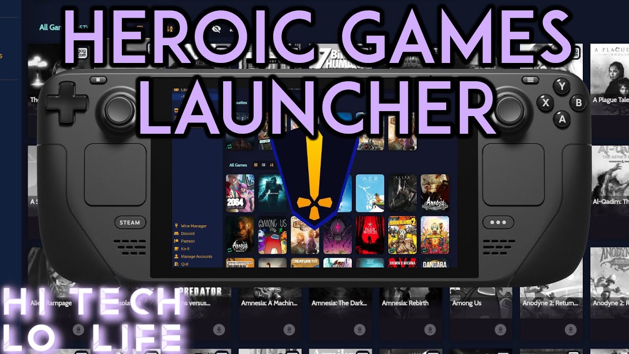 「Steam Deck」 Heroic Games Launcher - A Quick and Dirty Guide