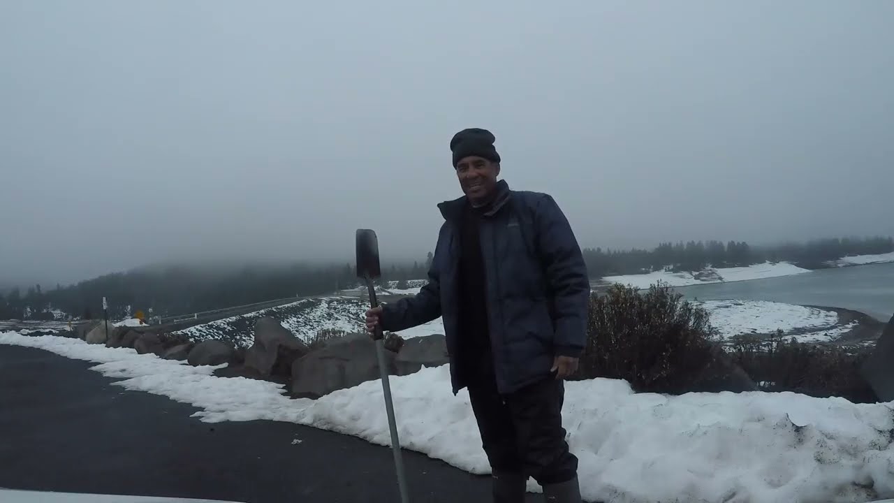 Ice Fishing at Boca Reservoir? Kind of....Sort of....