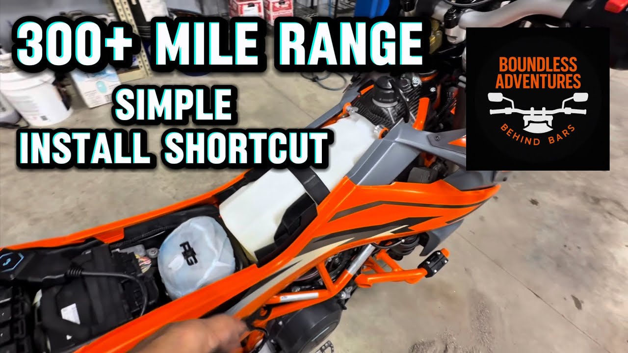 KTM 690 Aux Tank: Easy Install Trick + 300+ Mile Range