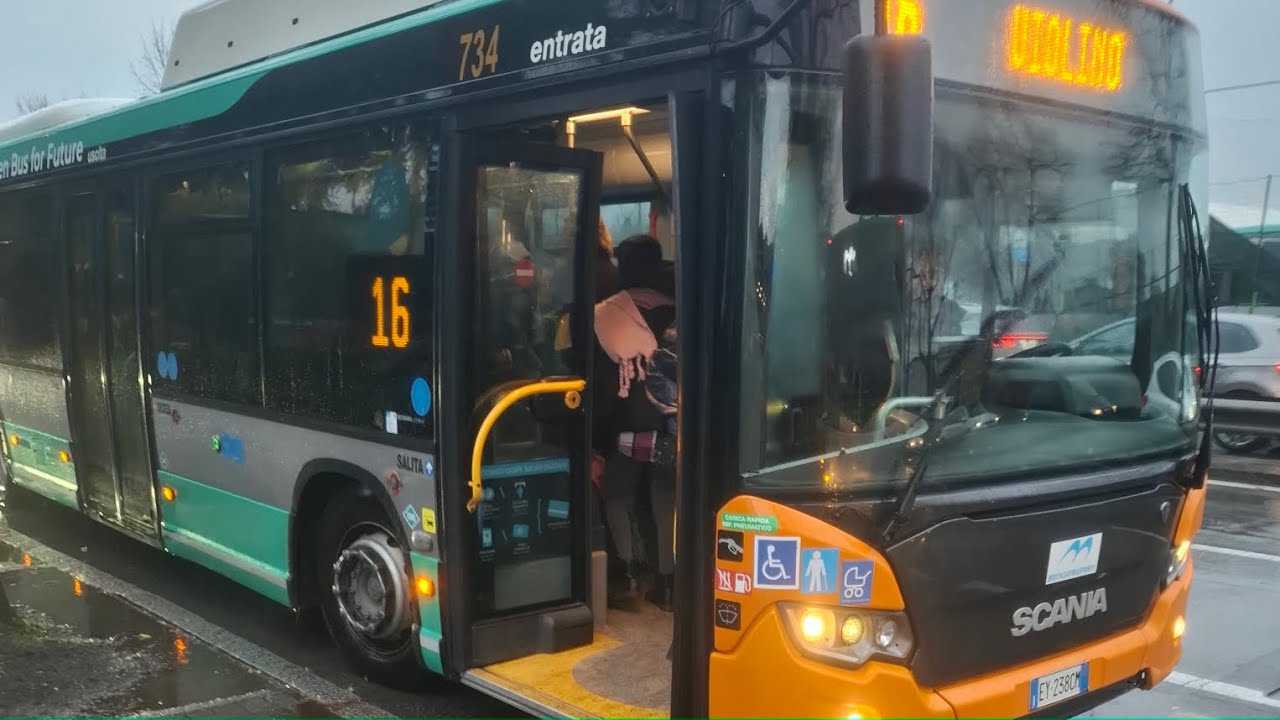 Scania Citywide 12 cng Matricola 734 sulla linea 16 Violino
