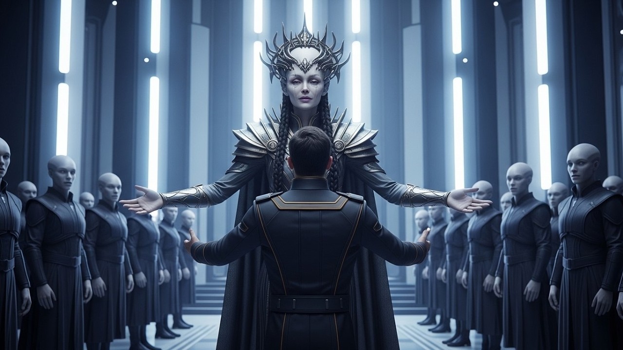 No One Expected the Queen to Kneel Before the Human Soldier