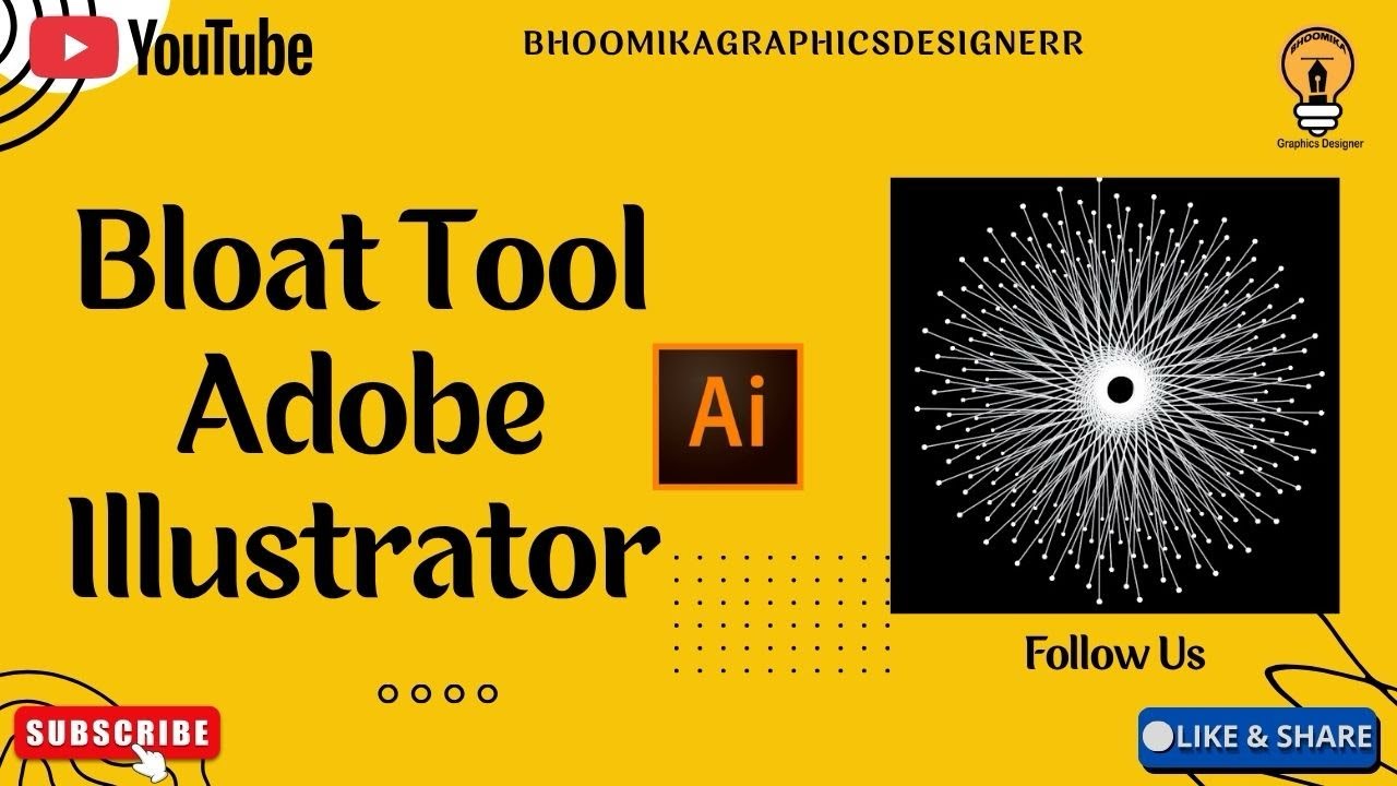 Bloat tool tricks Adobe illustrator 