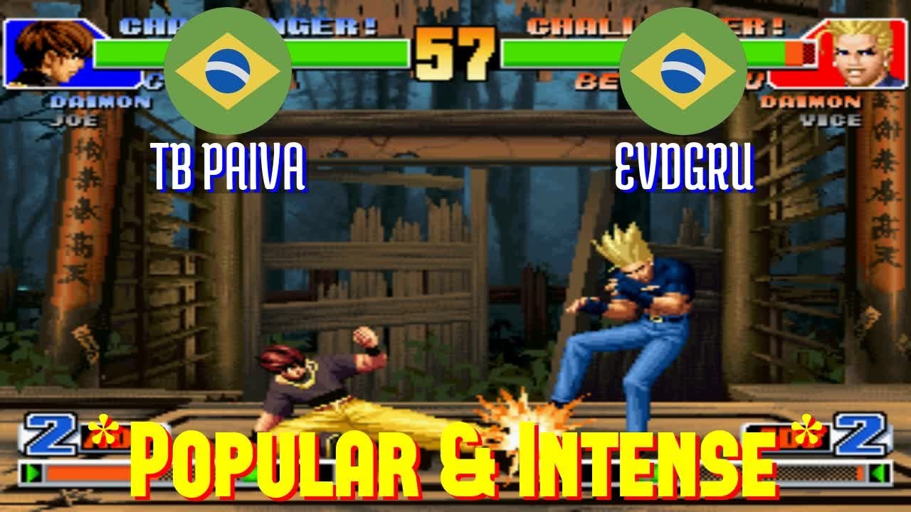 FT5 @kof98: TB PAIVA (BR) vs EVDGRU (BR) [King of Fighters 98 Fightcade] Nov 22